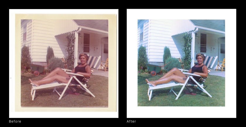 Before After - Mom Sun Chair